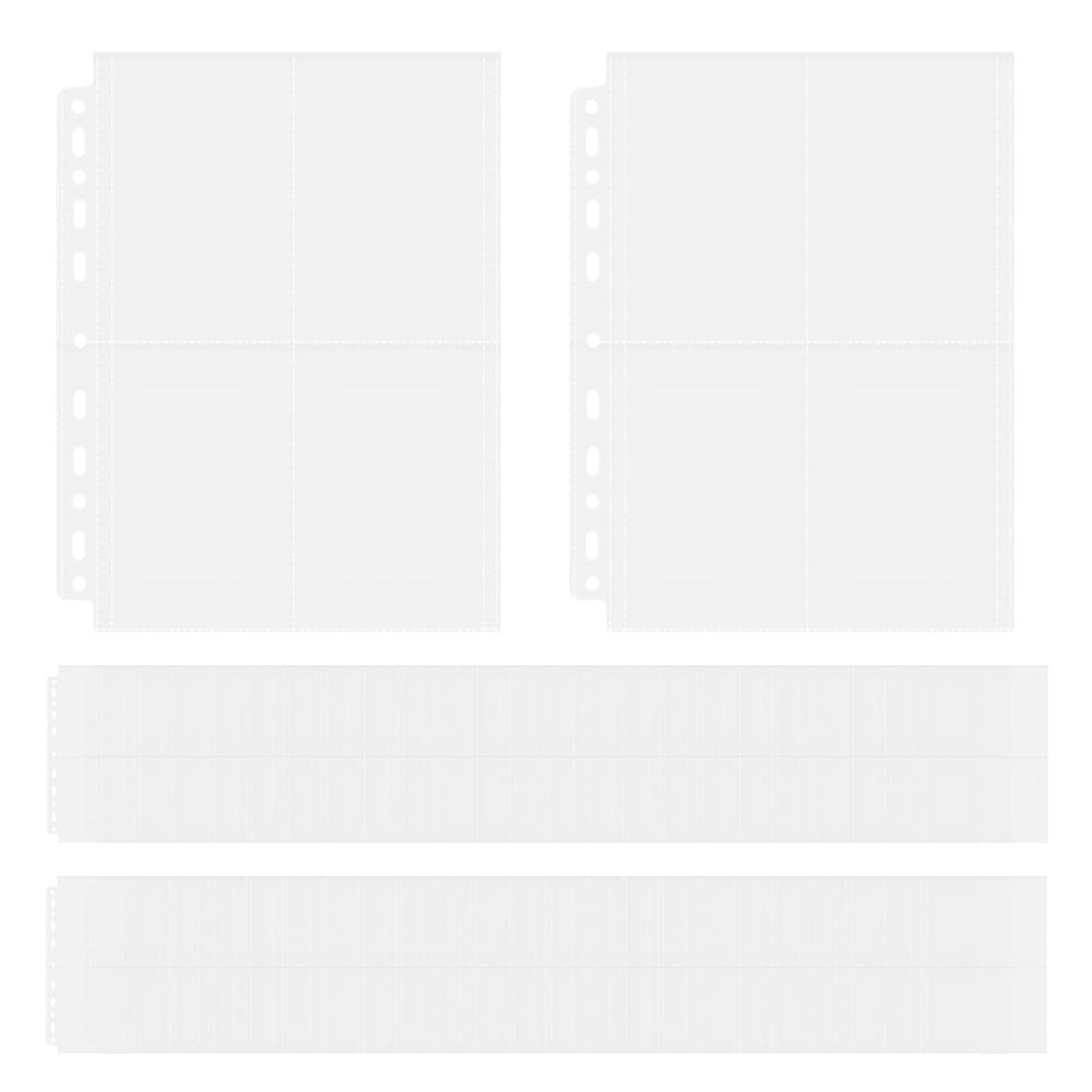 FEIHS 50 Pcs Trading Card Sleeves, Transparent Trading Card Sleeves, Collector Sleeves, for Daily Use, Presentations, Project Management, Office Work and Various Other Scenarios