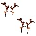 Set of 2 Plush Christmas Reindeer Antlers - Great Christmas Photo Props!