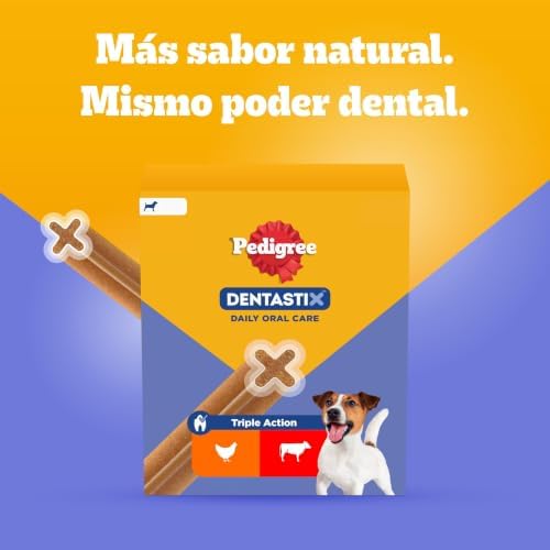 Pedigree dentastix snack odontológico para higiene oral para cães pequenos (1 embalagem com 56 unidades), 0,88 kg.