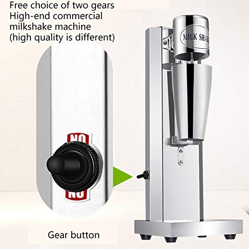 Milkshake Maker Professional Milk Shaker Mixer Frappe Schütteln Elektrische 2 Geschwindigkeit Edelstahl Cocktail Shaker… – Bild 5