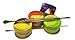 4 Silicone Wax Containers and 1 Stainless Steel Dab Tool