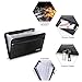 JUNDUN Expanding File Folder Accordion Document Organizer Fireproof and Waterproof Document Bag with A4 Size 13 Pockets Zipper Closure Non-Itchy Silicone Coated Portable Filing Pouch (14.4