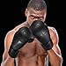 ZTTY Boxing Gloves Kickboxing Muay Thai Punching Bag MMA Pro Grade Sparring Training Fight Gloves for Men & Women (Black, 14oz)