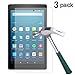 TANTEK Fire HD 8 Screen Protector, Anti Scratch,Bubble Free,Tempered Glass Screen Protector for Amazon Fire HD 8 (6th Gen-2016),[3-Pack] primary