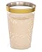 Gold Plastic Clear Cups ~12 oz. 50 Pack ~ Disposable Party Cups with Gold Rim ~ Fancy Wedding Tumblers ~ Elegant Party Supplies & Decorations ~ Gold Rimmed Cups