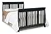 Storkcraft Tuscany 4-in-1 Convertible Crib Black