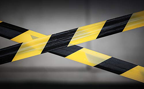 Caution Barricade Tape 3in X 300ft • Caution Tape Bright Yellow with a bold Black Print for High Visibility • 3 in. wide for Maximum Readability • Tear Resistant Design (Barricade Tape Black & Yellow) - Thumbnail 4