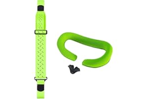 Honlyn FPV Faceplate Eye Pad & Head Strap Head Band Replacement Set Compatible with DJI FPV Goggles V2 (Green)