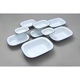 Falcon Enamel Oblong Pie Dish - 22cm, Pack Of 4, Oven Safe & Nonstick - View #9