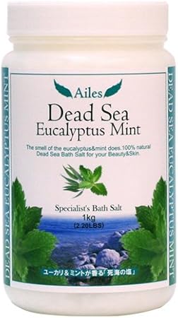 Amazon エール デッドシーユーカリミント バスソルト 1kg 新日本機能食品 粉末入浴剤 バスソルト 通販