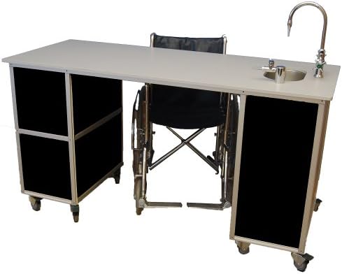 Monsam PSE-2041 ADA Accessible Portable Science Lab, Black