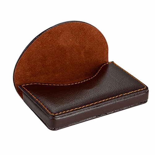 YJYdada Credit Card Package Card Holder Business Card Case (Coffee)