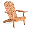 Giantex-Adirondack-Chair-Wooden-and-Foldable-Outdoor-Lounger-Chair-in-Adult-SizePerfect-for-Patio-Garden-Deck-Natural-Burlywood-Finish-34X28X3551 Giantex Adirondack Chair Wooden and Foldable Outdoor Lounger Chair in Adult-Size,Perfect for Patio Garden Deck, Natural…