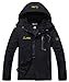 Wantdo Men's Hooded Breathable Outdoor Hiking Windbreaker Waterproof Rain Jacket