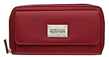 Kenneth Cole Reaction Women's Urban Organizer Large Clutch W/ Logo (RED SAFF. KCR LINING)