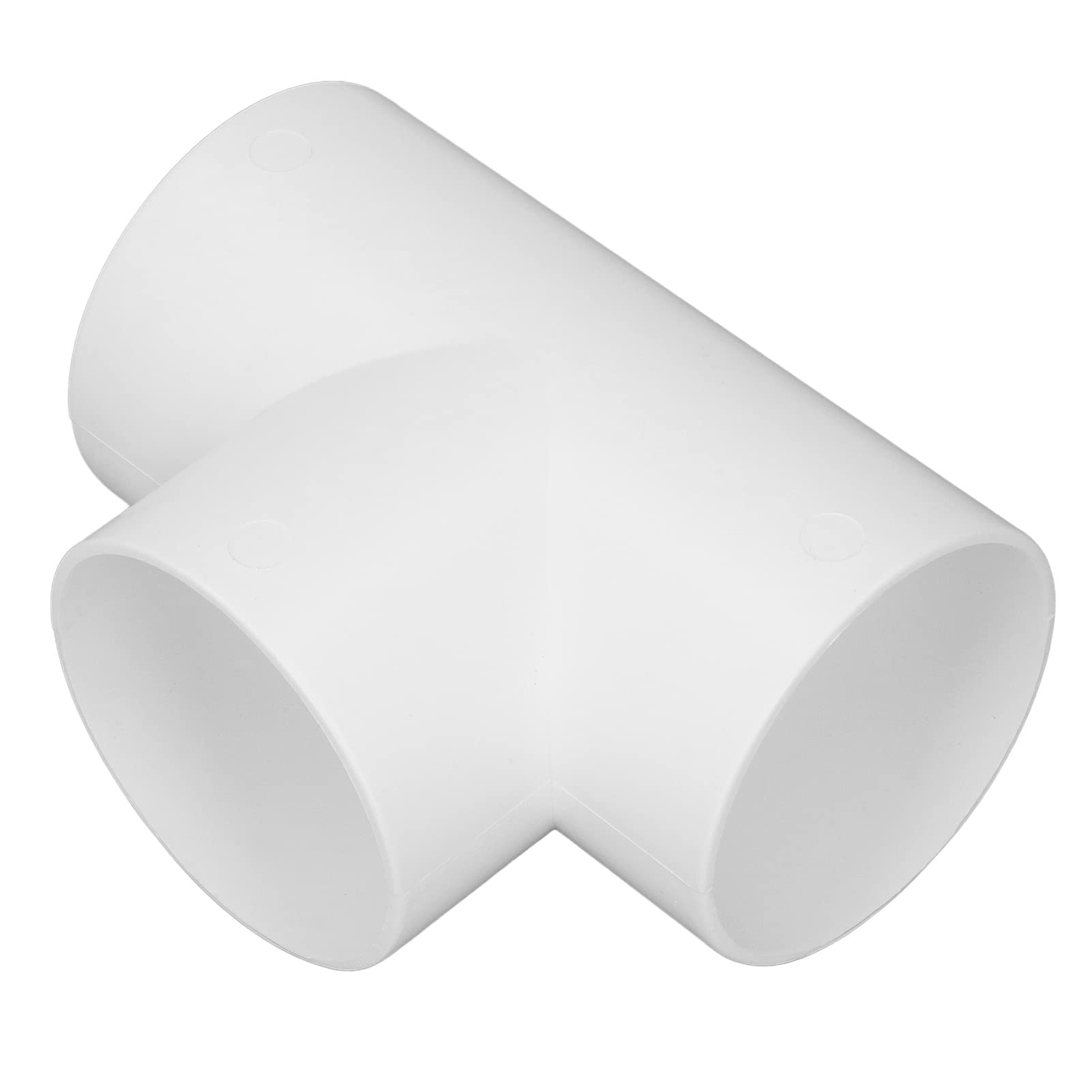 3 Way Duct Connector 3 Way Hose Adapter ABS Plastic Duct Splitter for Hose T Shape Round Pipe Connector Exhaust Fan Dryer Vent Hose(4IN)