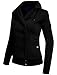 NE PEOPLE Womens Classic Solid/Plaid Double Breasted Pea Coat Jackets with Belt in Various Styles