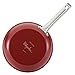 Ayesha Curry Home Collection Nonstick Frying Pan Set / Fry Pan Set / Skillet Set - 9.25 Inch and 11.5 Inch, Red