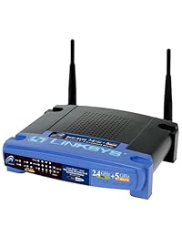 cisco linksys wrt55ag Dual Band Wireless a + G punto de acceso + Cable DSL Router con Switch de 4 puertos 10 100