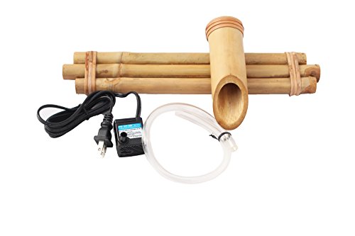 1 Bamboo+Fountain+Resistant+Container+Handmade