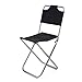 OUTAD Folding Camping Stool / Travelchair with Ultra-comfortable Backrest