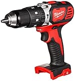 Milwaukee 2607-20 1/2 Inch 1,800 RPM 18V Lithium Ion Cordless Compact Hammer Drill / Driver with Textured Grip, All Metal Gear Case, and LED Lighting