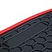 biosp Car Floor Mats for Honda CR-V CRV 5th 2017 2018 2019 Front And Rear Seat Heavy Duty Rubber Liner Black Red Vehicle Carpet Custom Fit-All Weather Guard Odorless