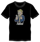 Fallout Character Mens Black T-shirt Licensed