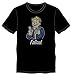 Fallout Character Mens Black T-shirt Licensed