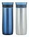 Contigo Autoseal Transit Travel Mug, 14oz - Stormy Weather & Stainless Steel (2 Pack)