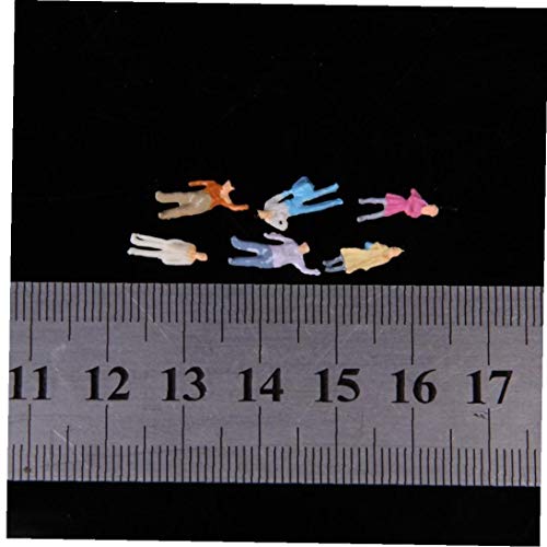 New 100pcs Gemalte Modellbahn Menschen Figuren Spur N (1 Bis 150) Practical & Utilities – Bild 3