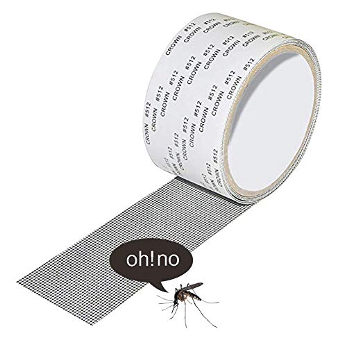 Zengest Door and Window Screen Repair Kit, 2" x 78" Roll, Strong Adhesive Window or Door Screen Repair Tape