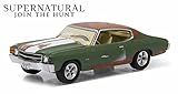 New 1:64 Hollywood Series 14 Collection - SUPERNATURAL BOBBY'S GREEN 1971 CHEVROLET CHEVELLE Diecast Model Car By Greenlight