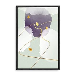 Framed Canvas Home Artwork Decoration Abstract Artwork Canvas Wall Art for Living Room, Bedroom - 16x24 inches