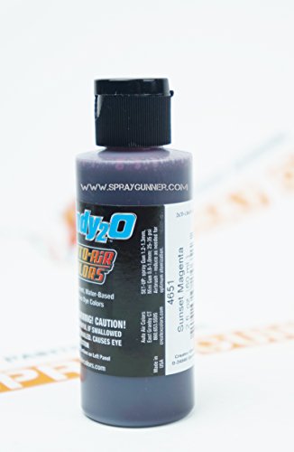 Createx Auto-Air Colors Candy2o Sunset Magenta 4651 2oz Waterborne Custom Paints