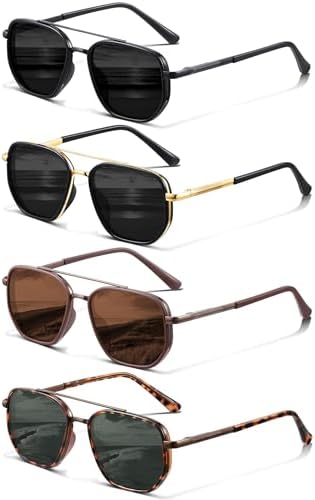Amazon.com: BOBUXLIIN Retro Trendy Womens Aviator Sunglasses 