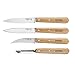 Opinel Essentials Kitchen Knives Box Set (4 Piece Set) with Paring, Serrated, Vegetable, and Peeler Knives