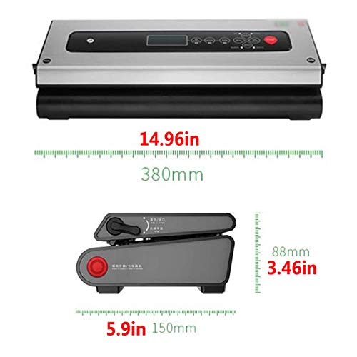 ZGYQGOO Mini-Haushalts-Vakuumierer Lebensmittel-Vakuum-Konservierungsmaschine Professional mit integriertem… – Bild 5