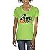 Artix Honey Badger Dont Care Women V-Neck T-Shirt Tee