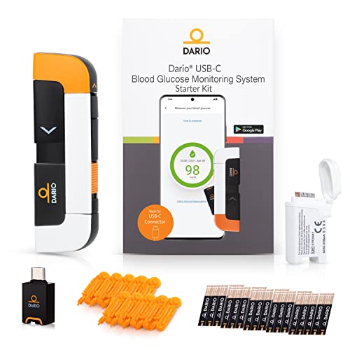 DARIO Blood Glucose Monitor Kit Test Your Blood Sugar Levels & Manage