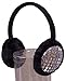 N'Ice Caps Girls Sequin Trimmed Adjustable Ear Muffs (black/silver)