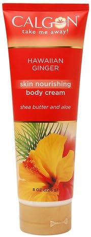 Hawaiian Ginger Calgon Skin Nourishing Body Cream 8 oz (Pack of 3)