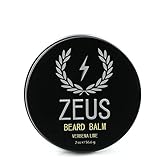 Zeus Conditioning Beard Balm for Men - 2 Oz - Natural Softening Conditioner for Facial Hair (Verbena Lime)