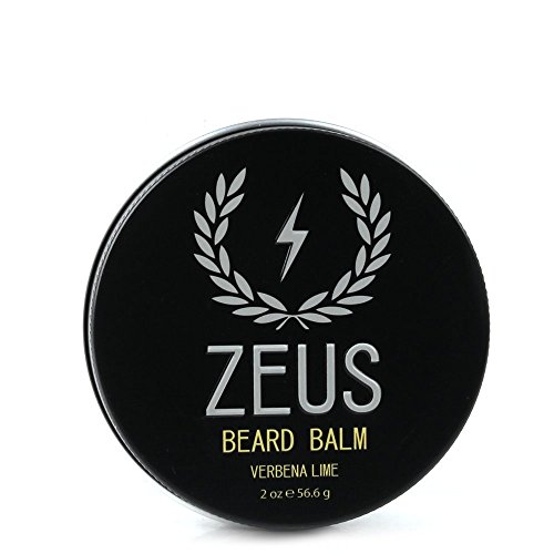ZEUS Conditioning Beard Balm, Verbena Lime, 2 Ounce