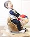 Homer Baseball Rocker Horse Plush Butterfly Baby Toy with Wooden Rocking Chiar Horse/Kid Rocking Toy/Baby Rocking Horse/Rocker/Animal Ride