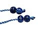 Marble Blue Plastic Tasbih with Allah Muhammad Beads - 7mm Muslim Prayer Beads Rosary