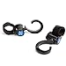 Funbliss Stroller Hooks - 4 Pack of Baby Multi Purpose Hooks for Hang Purse，Diaper，Bags Grocery，Purse - Great Accessory for Mommy Black