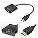 1080P HDMI Male to VGA Female Adapter Video Converter Cable for PC DVD HDTV NEW