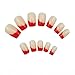 Coscelia Pre-design Acrylic False Nails Tips Glittery Fake Nails 3D DIY french Rhinestone Nail Art Decoration