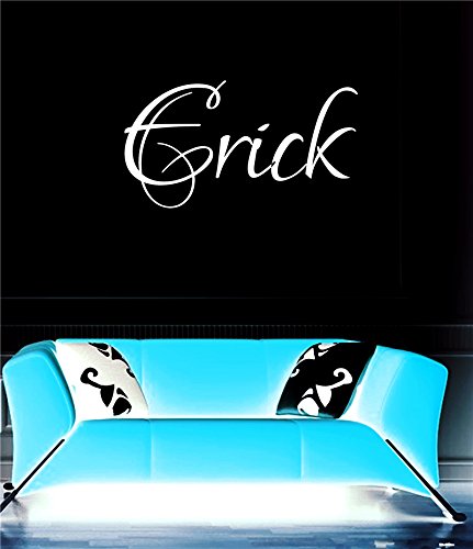 Erick女の子名前またはboy名前部屋名前壁引用アートビニールデカールステッカー B017pe9u1s ウォールステッカー 21最新作